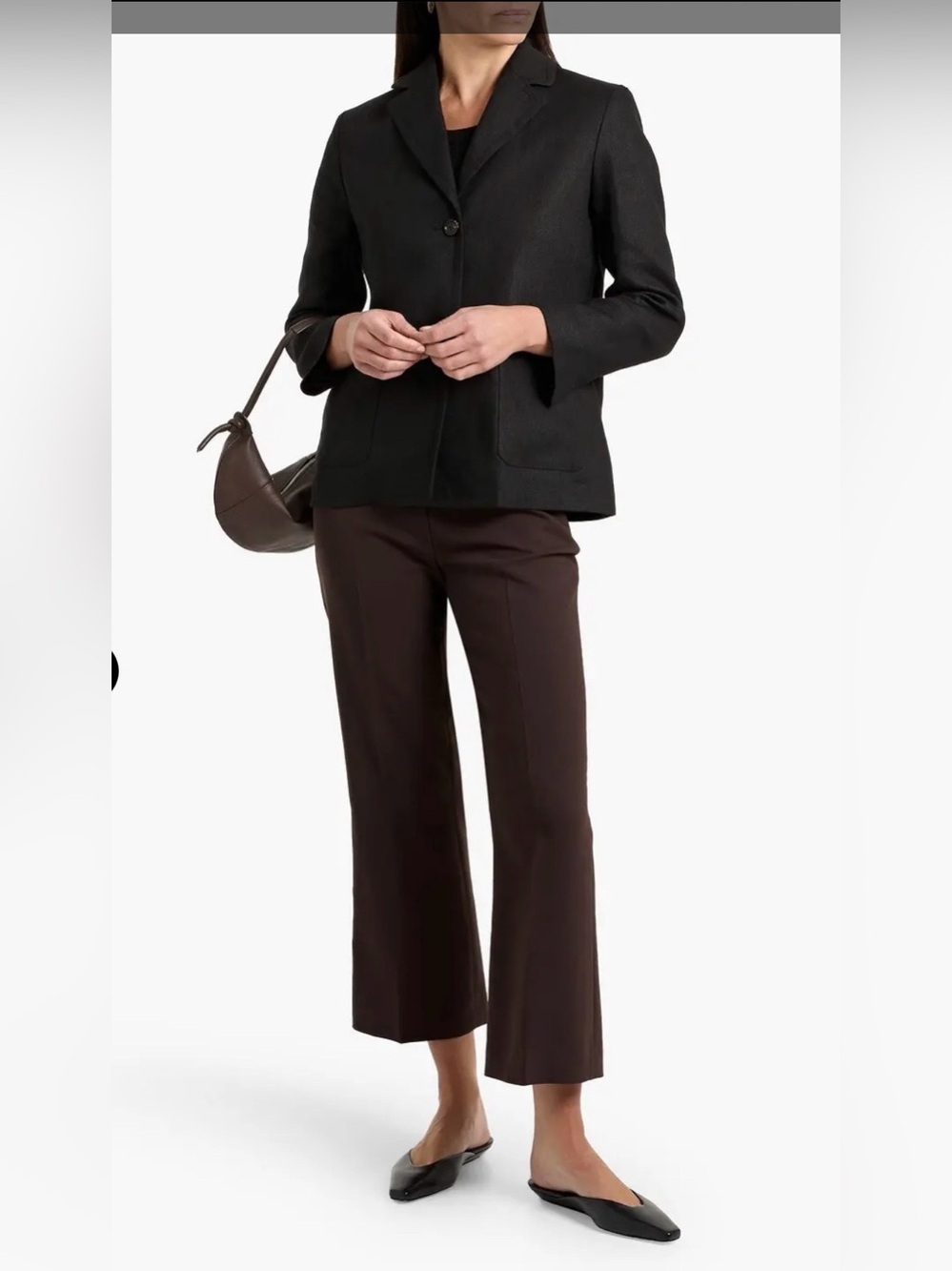 MAX MARA ARRIGO LINEN BLAZER